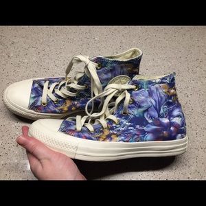 Converse floral hi-top sneakers (Peacock)